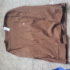 Brown light sweater